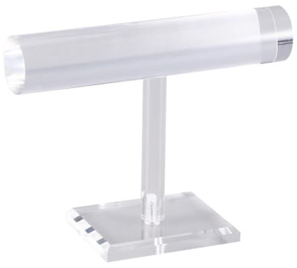 IMIKEYA Schmuckständer Acryl-armreif-ausstellungsständer Massiver Acryl-schmuckhalter T-stange Einlagig für Den Einsatz Im Home Store