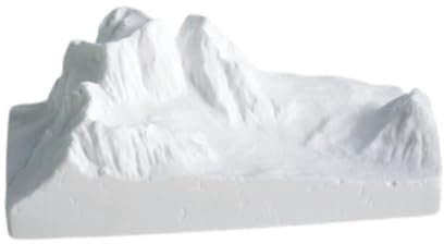 MagiDeal Ornamento Statua Montagna innevata per Arredamento casa Oggetti di Scena fotografici Opera d'Arte figurina per Armadio scrivania inaugurazione della, Style D