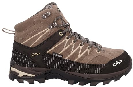 CMP Rigel Mid Wmn Damen-Trekkingschuh, Wp, Deserto-Arena, Größe 43