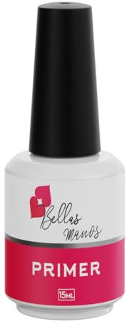 Bellas Manos Nail Primer with Acid,Preparador de uñas, 15ml