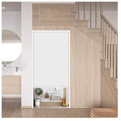 Puertas plegables Persianas opacas verticales en forma de panal/puerta retráctil, puerta plegable temporal en acordeón para armarios, guardarropas, despensas, divisores de ambientes(60X200cm (23.6x78.
