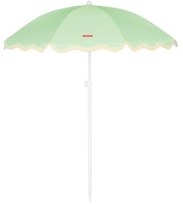 Flamingueo Grand Parasol, Plage, Piscine, Jardin Extérieur, Hauteur et Orientation Réglables, Protection UPF 50+, Polyester, Sac de Transport, 210 x 160 cm