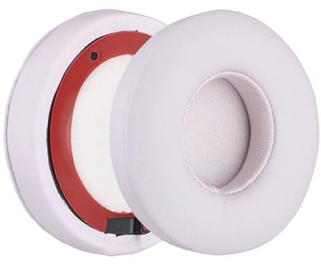 Ear Pads Compatible with Beats Solo 4 Bluetooth Wireless On-Ear Headphones, Protein Leather Solo 4 Ear Pads Cushions Replacement, Cloud Pink