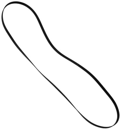 Schallplattenspieler Ersatzriemen 49cm Schwarzer Gummi für Geräte | Flexibel, Einfach zu Montieren, Stabile Leistung, Passend für Vinyl Player und Tonbandgeräte