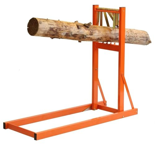 Holzsägepferd, verstellbarer Klapphalter für Kettensäge und Beschneiden, robuste Bank für Holz, Brennholz, Zaunpfosten, Tragfähigkeit 150 kg