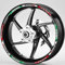 Aprilia Tuono V4 1000 voller Rad Felge Italienische Stile Grafik Aufkleber