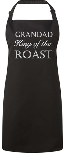 60 Second Makeover Limited Grandad King of the Roast Apron Gift Present Fathers Day Birthday Christmas