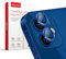 Baytion [2 pièces Caméra Arrière Protecteur pour iPhone 12/12 mini, Protection l'objectif à 360 degrés en alliage d'aluminium [anti-rayures] [Couleur d'origine]- Bleu