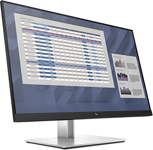 HP EliteDisplay E27 G4 27 Inch IPS LED Backlit Monitor, FHD 1920 x 1080, Blue Light Filter, HDMI, VGA, DisplayPort