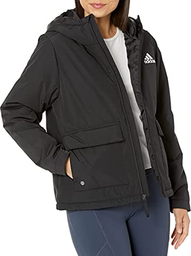 adidas Women's Standard Basic Sturdy Insulated Jacket, Black, Medium