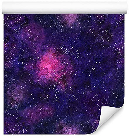 Muralo Selbstklebende Tapeten Rollen Natur Himmel Sterne Nacht Schlaf Kosmos Weltall Galaxie Magisch 1000 x 50cm Wandtapete für Wohnzimmer Schlafzimmer