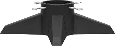 vidaXL Christbaumständer Weihnachtsbaumständer Tannenbaumständer Baumständer Weihnachtsbaumhalter Weihnachtsbaum Ständer Halter Grau 55,5x55,5x15cm