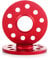 Pindex Spurplatten 5x100 10mm + Spurverbreiterungen 5x112 10mm, Distanzscheiben 20mm pro Achse,LK 5x100 5x112,NLB 57.1mm,Rot