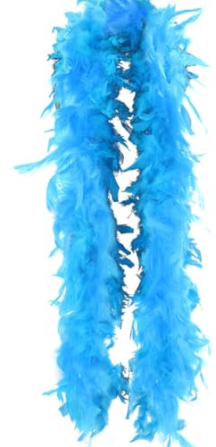 Katutude Federboa Flauschige Dekoration, 200cm Federboa Boa, Karneval Boa, Feder Schal, Federstola Federschal Kostüm, Federn Boa für Halloween Weihnachten Karneval Dekoration