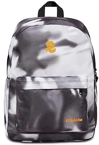 Invicta Zaino Scuola Carlson, Viola Bianco, New Way, Zaino Mono scomparto con Tasca Porta PC e Tasca Porta Borraccia, Scuola, Università, Viaggio & Tempo libero, Ragazza Donna