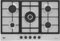 Piano cottura a gas da Incasso 5 Fuochi (Wok) larghezza 75 cm - HIAW75225S