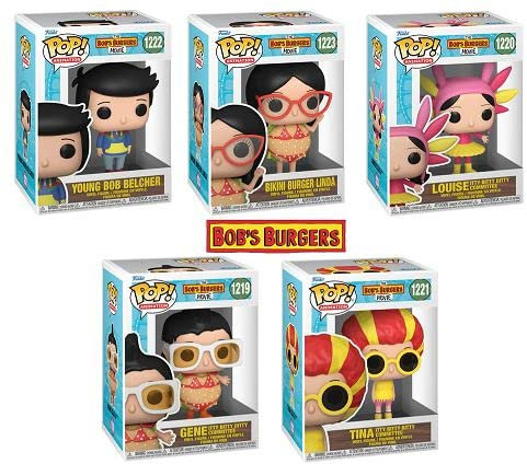 Funko The Bob's Burgers Movie Pop! Complete Set (5)