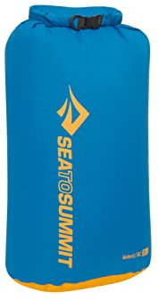 Sea to Summit - Evac Dry Bag L 20L - Kompakte Trockentasche - Ultraleicht - Rollverschluss - Recycling-Gewebe - Befestigungspunkt & D-Ring - Wandern - 27.1 x 23.4 x 47.8cm - TurkishTile Blue - 95g