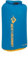 Sea to Summit - Evac Dry Bag L 20L - Kompakte Trockentasche - Ultraleicht - Rollverschluss - Recycling-Gewebe - Befestigungspunkt & D-Ring - Wandern - 27.1 x 23.4 x 47.8cm - TurkishTile Blue - 95g