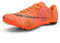 SDEQA Zapatillas de Clavos Atletismo Unisex, Zapatos con Clavos Antideslizantes Ligeras Atletismo para Velocidad Sprint,Naranja,40 EU