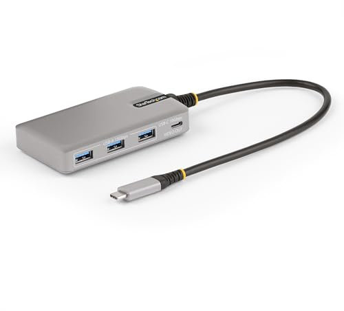 4-Port USB-C Hub with USB-C Video Output
