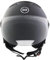 BHR Casco Demi-Jet 834 FLOW - Casco Scooter Estivo Omologato ECE 22.06 con 16 Fori di Aerazione - Casco Motorino con Visiera Antigraffio e Sgancio Micrometrico - Nero Metallizzato S