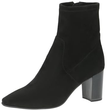 CAPRICE Stivale da Donna Heel 9-25311-43, Stivaletto, Nero Stretch, 38 EU