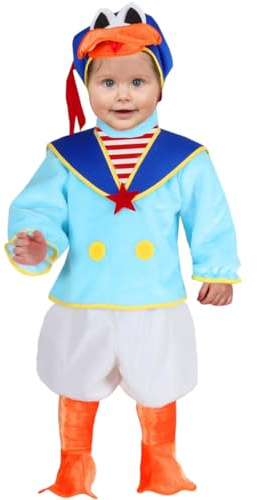 Pegasus Costume Paperino Primi Passi Bambino con Accessori Vestito di Carnevale Adatto per Festa in Maschera Cosplay Compleanno