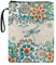Poceacles Bohemia Libellen-Muster, Buchhülle für Buchliebhaber, Hardcover, Taschenbuch, Reißverschluss, Tasche für Damen und Herren