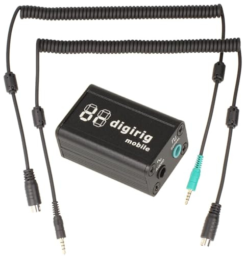 Minadax DIGIRIG Mobile KIT | Revolutionäres Digital-Interface für Amateurfunk, kompatibel mit Yaesu FT-8xx + Kabel Set - Logic Levels(Default)