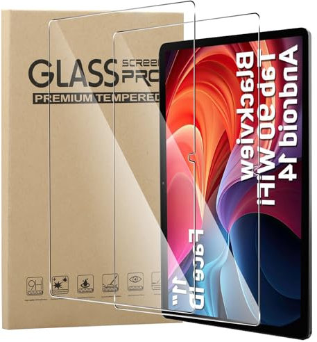 MEMELOKA Schutzfolie für Blackview Tab 90 WiFi/Tab90 WiFi/Tab 9 WiFi/Tab9 WiFi, 2 Stück [Hohe Empfindlichkeit][Anti-Bläschen][Anti-Fingerabdruck] 9H Härte Anti-Kratzen Gehärtetes Glas Displayschutz