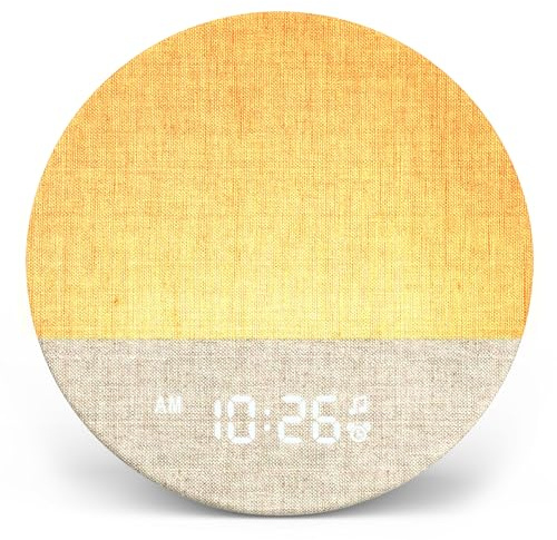 Dreamegg Sunrise Alarm Clock, Natural Wake up Light, White Noise Machine
