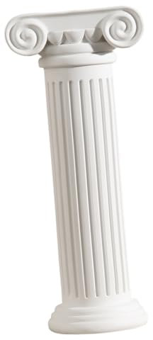 KITANDOVE Weddings Roman Säule Blumenvase Dekorative Römische Säule Für Hochzeiten Vintage Resin Blumentopf Tischdekoration Für Events Und Zuhause