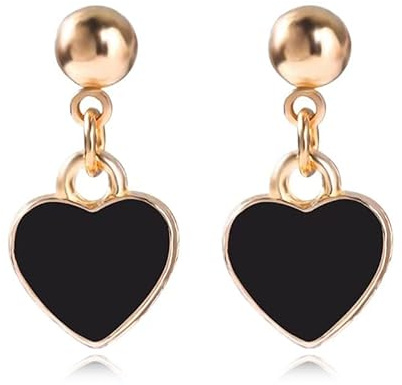 Herz Ohrringe, Heart Earring, Ohrringe Herzform, Herz Ohrstecker, Ohrringe Damen, Herz Ohrringe für Frauen, Herz Ohrringe Valentinstag, Ohrringe Hängend, Erlesener Schmuck für Damen