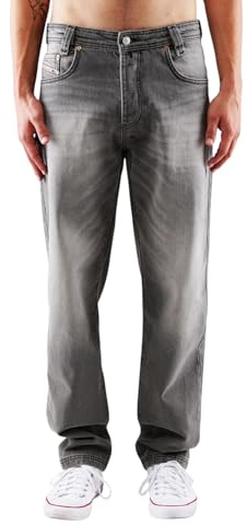 Picaldi® Zicco 472 Jeans | Loose & Relaxed Fit | Karottenschnitt Hose | Lässig & Locker Geschnitten (W32/L34, Reyes)