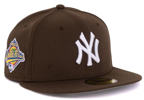 New Era Cap 59FIFTY Herren Basecap MLB Limited Edition (New York Yankees, braun/weiß, 7 1/2)