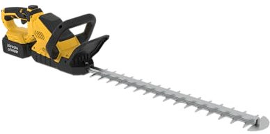 Cortasetos batería Compatible con Dewalt 20V batería (sin batería), Tijeras Cortasetos eléctrico sin escobillas de 3000RPM con Cuchilla de 52cm y Cabezal Giratorio de 180º