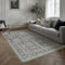 Vintage Schwarz Waschbarer Teppich Wohnzimmer 160x230cm Retro Rugs for Living Room Weich rutschfest Groß Tepich Kurzflor Schlafzimmer Carpet Living Room Bedroom Esszimmer Teppiche Büro