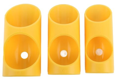 Schaumrohrschneider -Werkzeug, Drei -Rohr -Isolierung Schneidvorrichtung Schaumrohrrohr Isolierung Schnittführung für Rohrisolierung in Häusern 45 Mm, 50 Mm, 58 Mm (YELLOW)