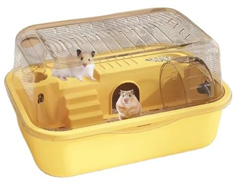 Käfig für Hamster - Lebensraum für kleine Nagetiere | Haustier Reisekäfig | Hamsterkäfig | 13,78x9,84 Zoll Rennmauslebensraum | Kleine Tiere Zubehör