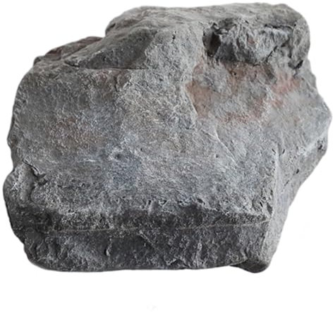 Hperu Fake Rock, Roches en Mousse artificielles 3D, Faux Rocher léger, Facile à Installer Boulder Paysage pour Jardin Yard pelouse puits décor, Faux Rock