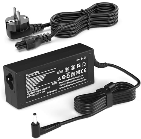 65W Cargador Compatible con MSI Optix G24 G27 G32 G241 G241V G242 G24C6 | G24C4 G271 G272 G273 G27C5 G2412 G2422 MAG245R G27CQ4 G27C4 G32CQ4 MAG342CQR Curved FHD Gaming Monitor Cargador