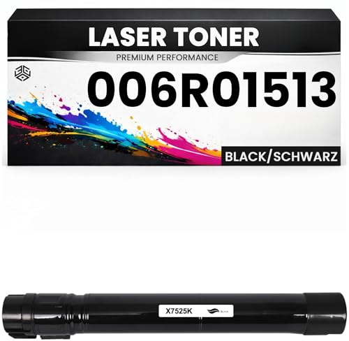 Toner 006R01513 für Xerox kompatibel Schwarz hochwertige Premium Alternative für Xerox WorkCentre 7525, 7530, 7535, 7545, 7556, 7830, 7835, 7855, 7840