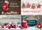 Deqosy Weihnachtskarten-Set mit 20 Stück Weihnachtspostkarten, 4 Motive jeweils 5 Postkarten, Weihnachten - Set mit weihnachtliche Karten, Weihnachtspostkarten