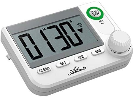 Atlanta Eieruhr digital Kurzzeitmesser Extra-Laut mit Lautstärkeregelung - 237