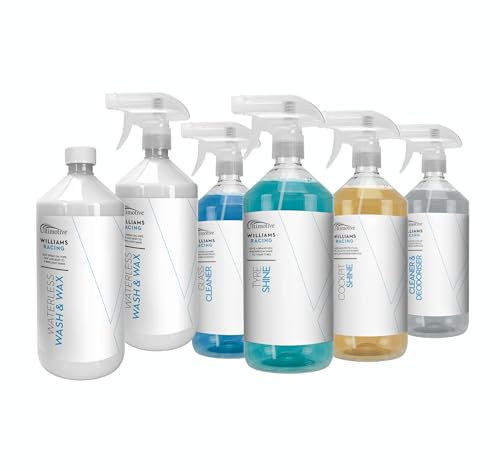 Rokit Williams Racing Full Waterless Car Cleaning set