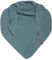 KNIT FACTORY - Liv Dreieckstuch - Tuch Schal für Damen - Weiches Musselintuch - Für Frühling und Sommer - 100% Bio-Baumwolle - Stone Green