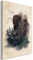 murando - Wandbilder Bison 40x60 cm Vlies Leinwandbild 1 tlg Kunstdruck modern Wandbilder Wanddekoration Design Wand Bild - Tiere Wald Pflanzenmotiv Fern Abstrakt g-C-0323-b-a