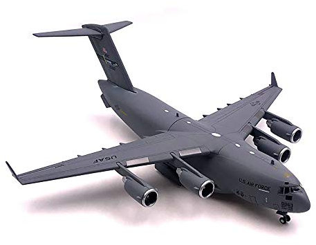 Lllunimon 1/200 USAF C-17 GlobEmaster III Modello Aereo Tattico - Trasporto Militare Diecast in Metallo per Collezione e Esposizione, 2#