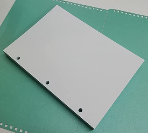 Ersatzminen für 100 weiße Blätter (200 Seiten), 120 g/m², mit 3 Löchern für A5-Organizer, mit 3 Ringen, 14,5 x 20,5 cm.